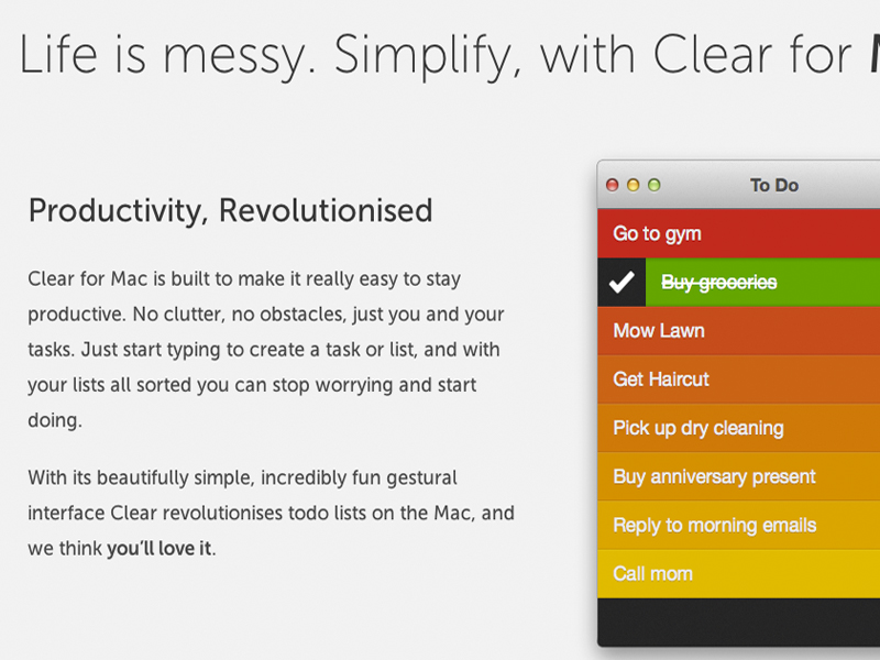 clear mac